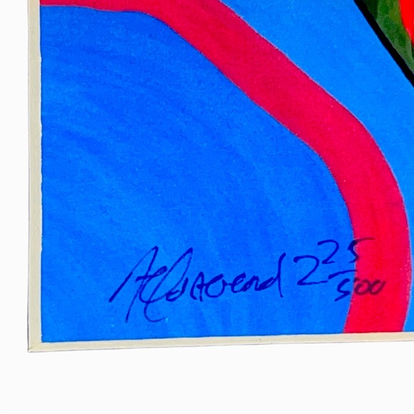 Limited Edition Giraffe Print 5” x 7” 225/500 Zoo Issue Matted Print - Picture 13 of 13